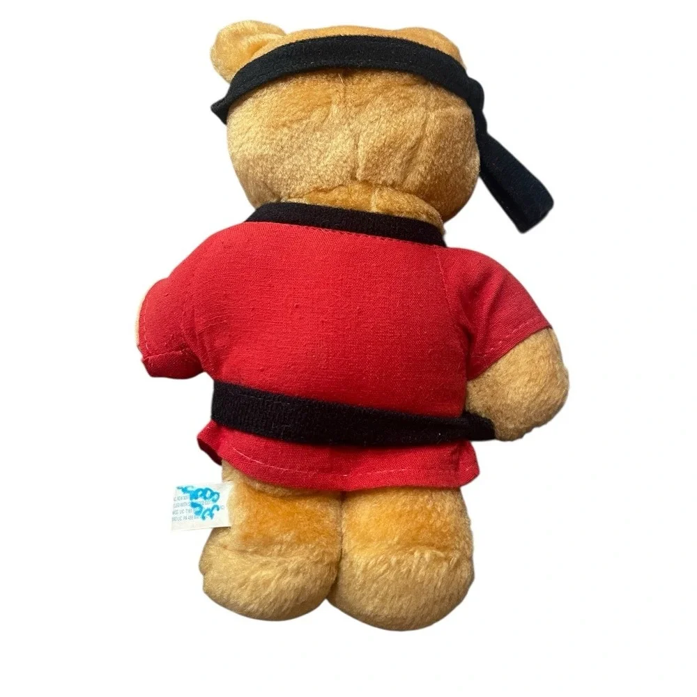 Vintage 1990 Nanco Toys Taekwondo Plush Teddy Bear Martial Arts Karate Belts 90s